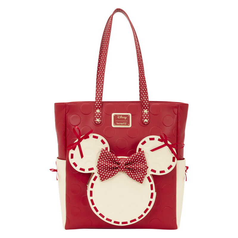 Minnie Mouse Rock the Dots Coquette Tote Bag, , hi-res view 1