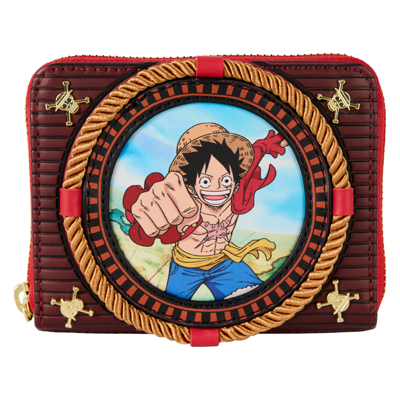 One Piece Luffy Zip Around Wallet, , hi-res view 1