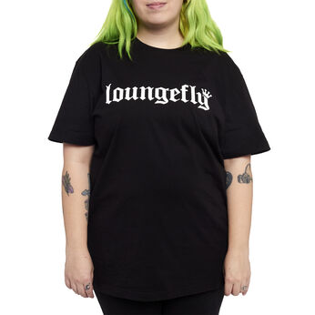 Loungefly 25th Anniversary Logo Black Unisex Tee, Image 1