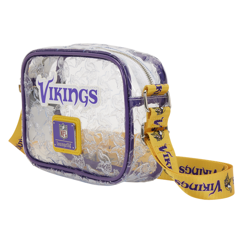 NFL Minnesota Vikings Clear Crossbody Stadium Bag, , hi-res view 3