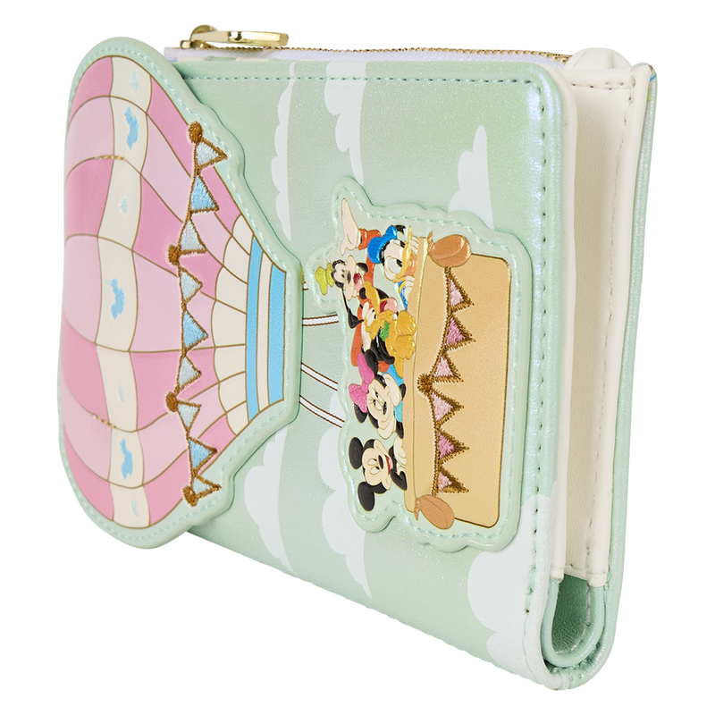 Mickey & Friends Hot Air Balloon Flap Wallet, , hi-res view 3