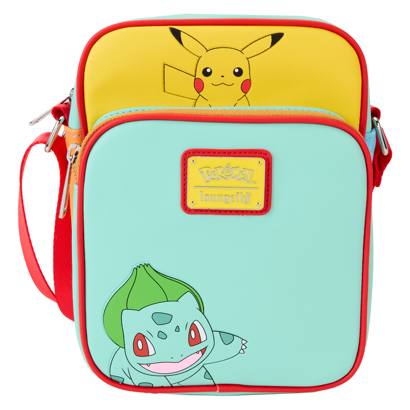 Pok&eacute;mon Color Block Starters Crossbody Bag, , hi-res view 1