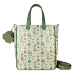 Peter Pan Tinker Bell Clover All-Over Print Tote Crossbody Bag With Coin Bag, , hi-res view 1