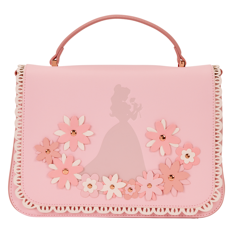 Disney Princess Belle Floral Lace Crossbody Bag, , hi-res view 1