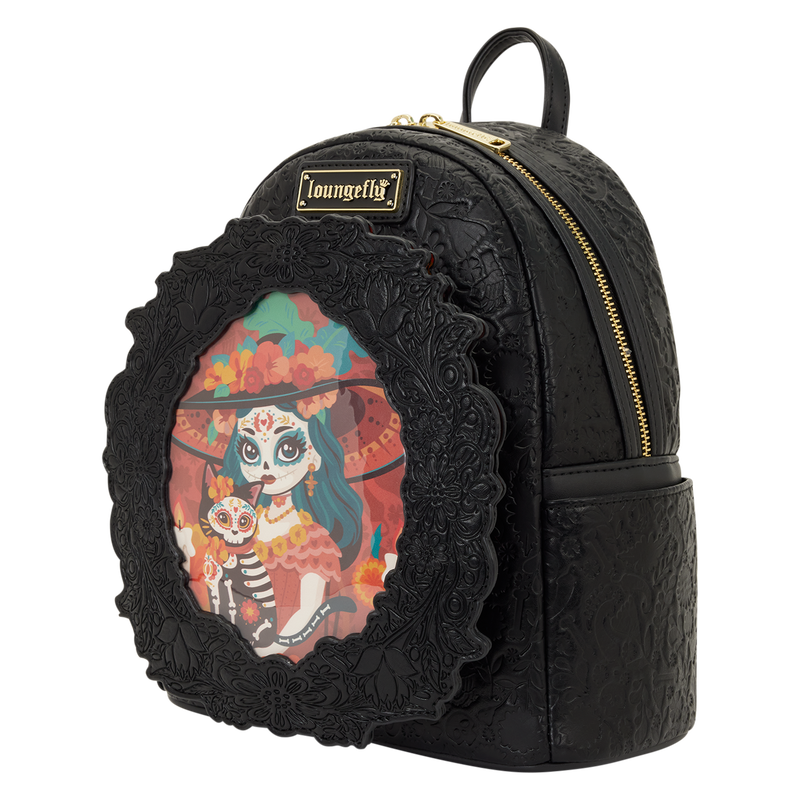 Loungefly Día de los Muertos La Catrina Photo Insert Mini Backpack, , hi-res view 4