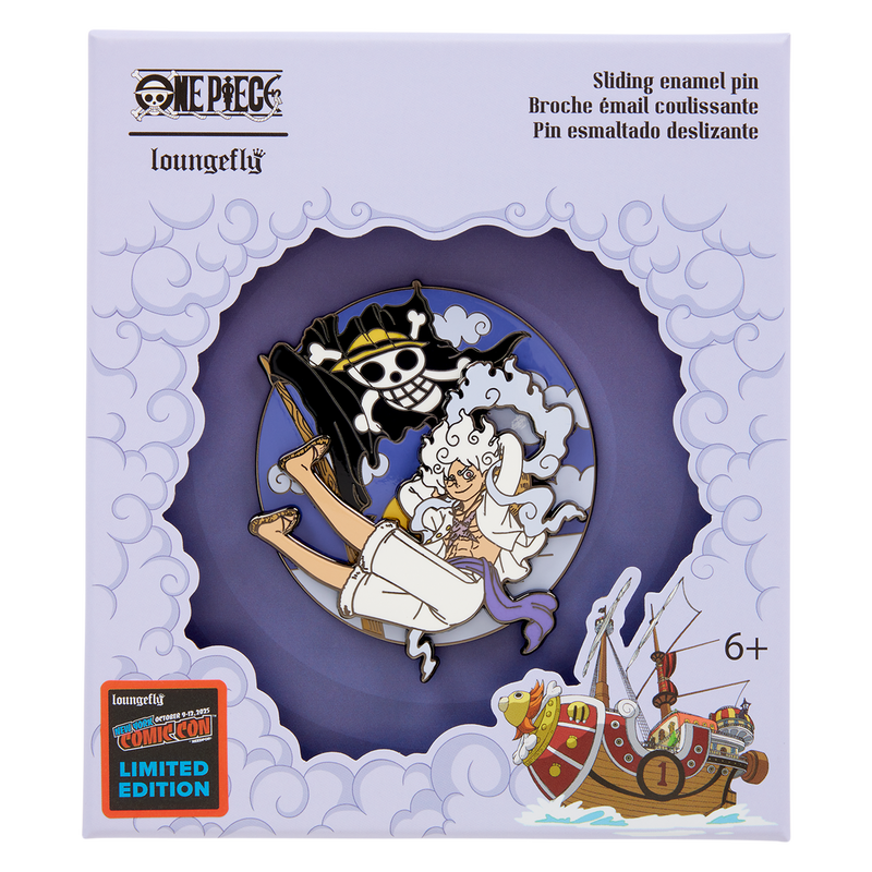 NYCC Limited Edition  GEAR5 Luffy 3" Collector Box Sliding Pin - ONE PIECE, , hi-res view 1