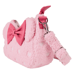 Minnie Mouse Exclusive Hearts Strawberry Scented Sherpa Crossbody Bag, , hi-res view 4
