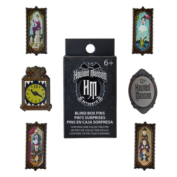 Haunted Mansion Stretching Room Portraits Mystery Box Pin, Image 1