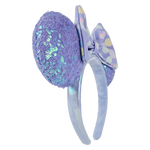 Minnie Mouse Exclusive Iridescent All-Over Print Sequin Ear Headband, , hi-res view 4