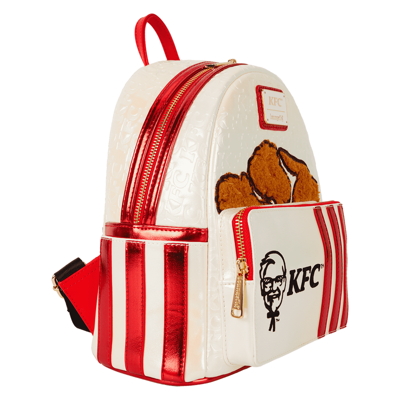 KFC Chicken Bucket Sherpa Mini Backpack, , hi-res view 5