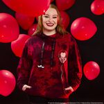 It Pennywise Red Splatter Unisex Hoodie, , hi-res view 2