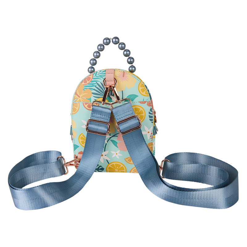 Loungefly Tropical Lemon Floral Convertible Mini Backpack & Crossbody Bag, , hi-res view 4