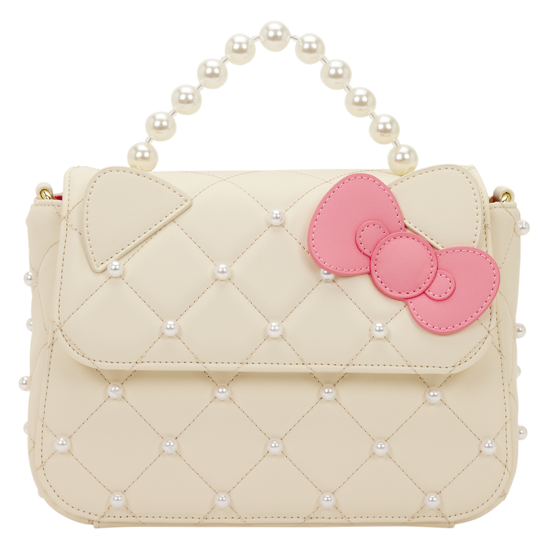 Sanrio Hello Kitty Exclusive Quilted Pearl Handle Crossbody Bag, , hi-res view 1