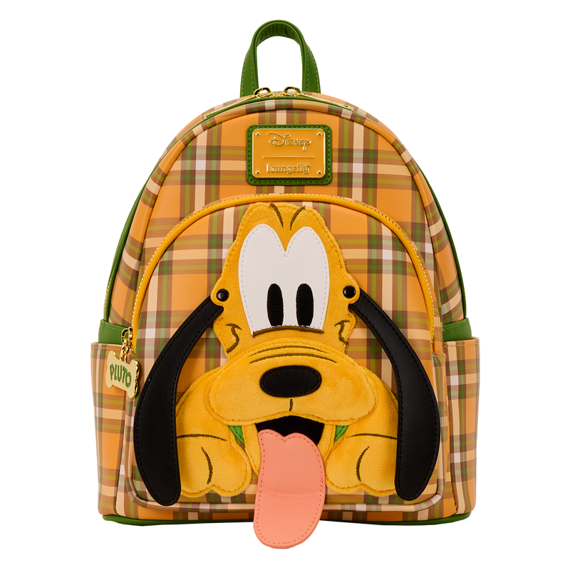 Pluto 95th Anniversary Plaid Mini Backpack, , hi-res view 1