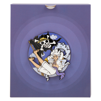 NYCC Limited Edition  GEAR5 Luffy 3" Collector Box Sliding Pin - ONE PIECE,  NYCC Limited Edition  GEAR5 Luffy 3" Collector Box Sliding Pin - ONE PIECE, Image 2