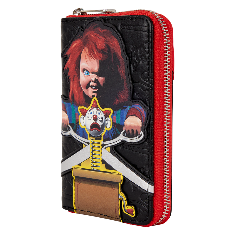 Chucky Clown Cosplay Zip Around Wallet, , hi-res view 4