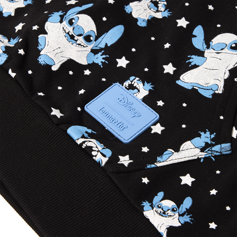 Stitch Ghost Costume All-Over Print Unisex Hoodie, , hi-res view 10