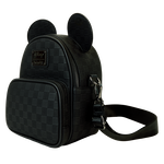 Mickey Mouse Checkered Texture Convertible Mini Backpack & Crossbody Bag, , hi-res view 3