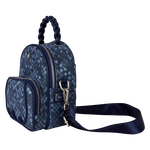 Loungefly Faux Denim Convertible Mini Backpack & Crossbody Bag, , hi-res view 3