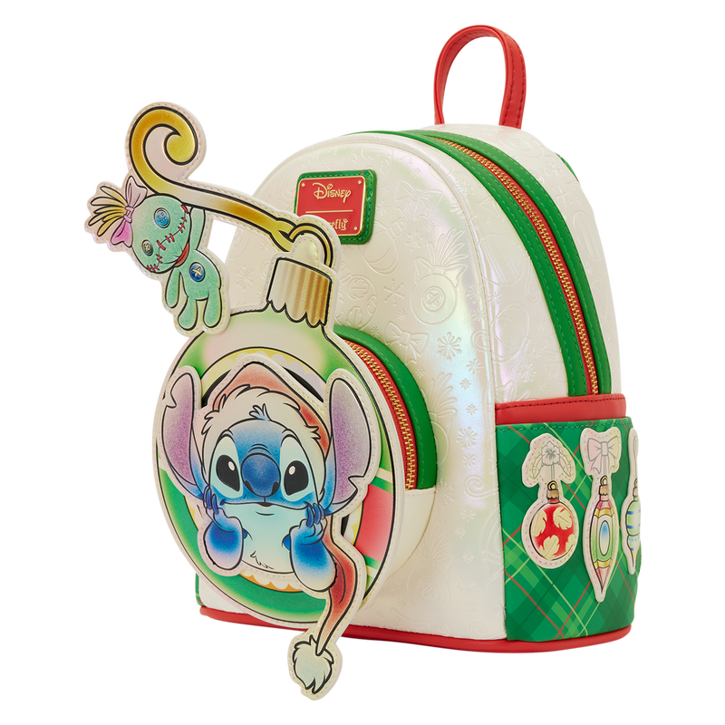 Stitch & Scrump Iridescent Holiday Ornament Mini Backpack, , hi-res view 7