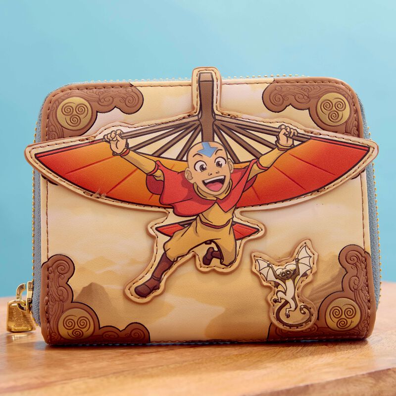 Avatar: The Last Airbender Aang Glider Staff Zip Around Wallet LFlifestyle1 view 2
