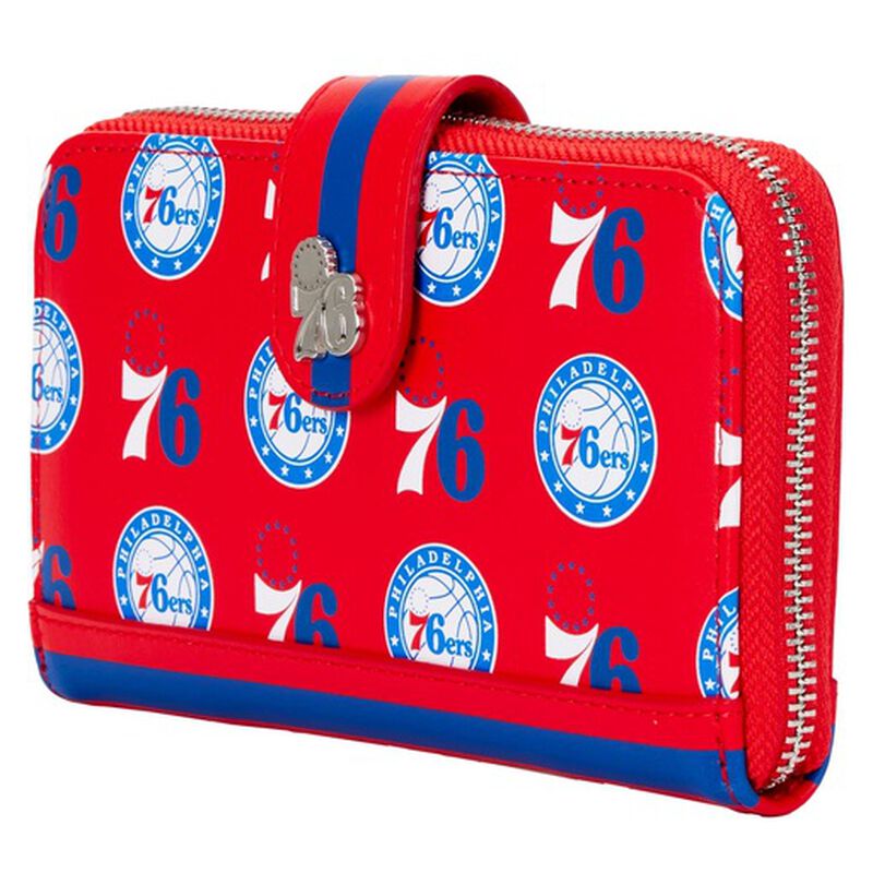 NBA Philadelphia 76ers Logo Zip Around Wallet, , hi-res view 3