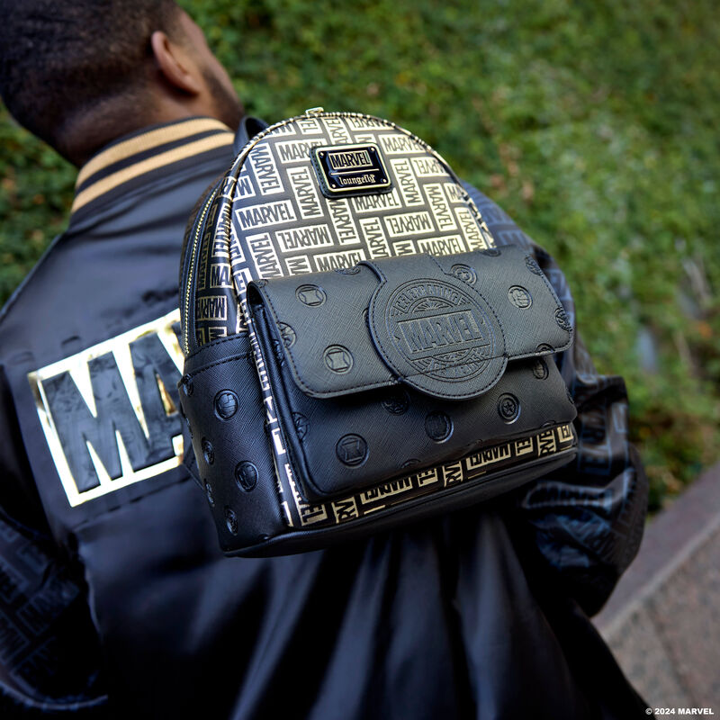 Marvel 85th Anniversary All-Over Print Logo Mini Backpack LFlifestyle1 view 2