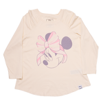 Minnie Mouse Lace Detail Unisex Raglan Tee, , hi-res view 1