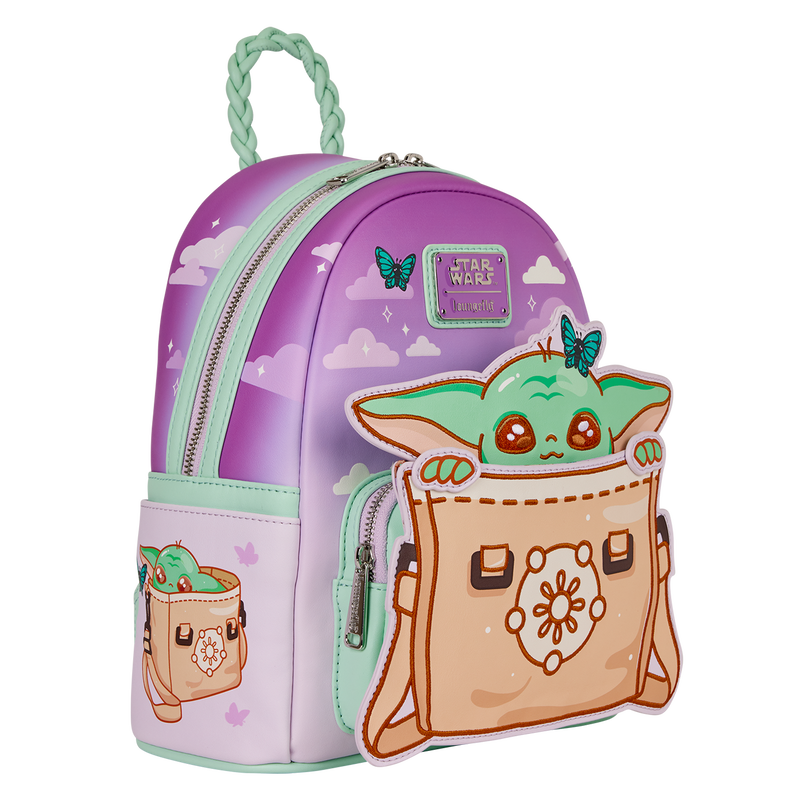 The Mandalorian Grogu Butterfly Mini Backpack, , hi-res view 7