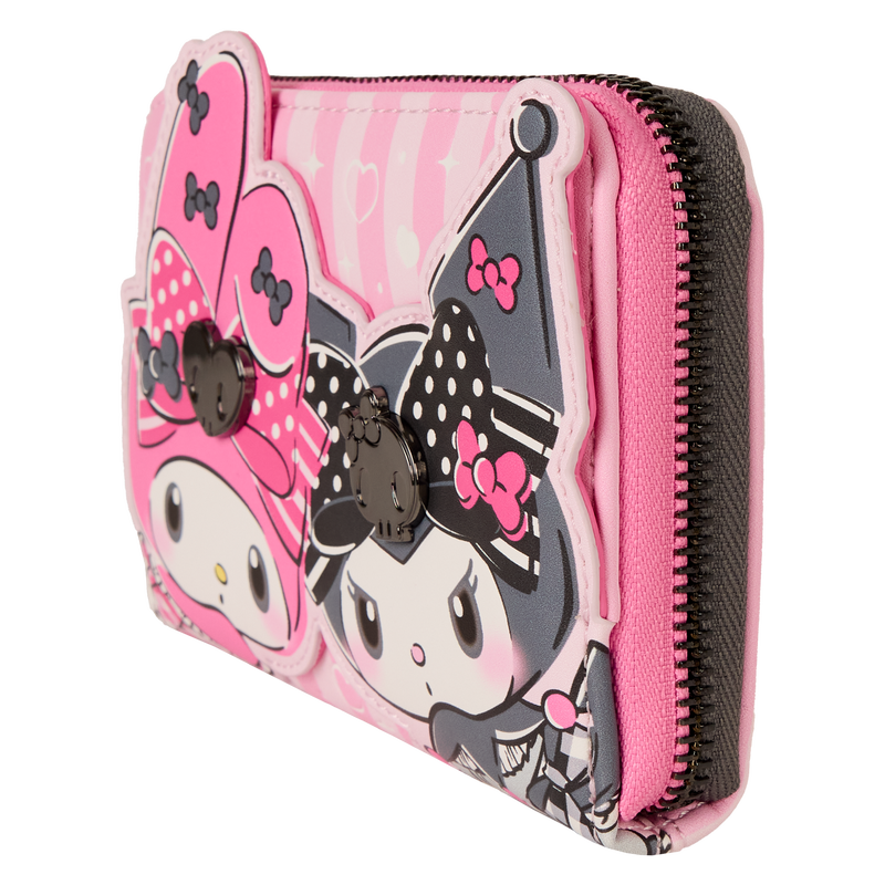 Sanrio My Melody & Kuromi Zip Around Wallet, , hi-res view 4