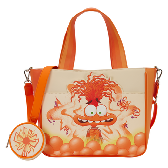 Inside Out 2 Anxiety Tote Crossbody Bag with Coin Bag, Image 1