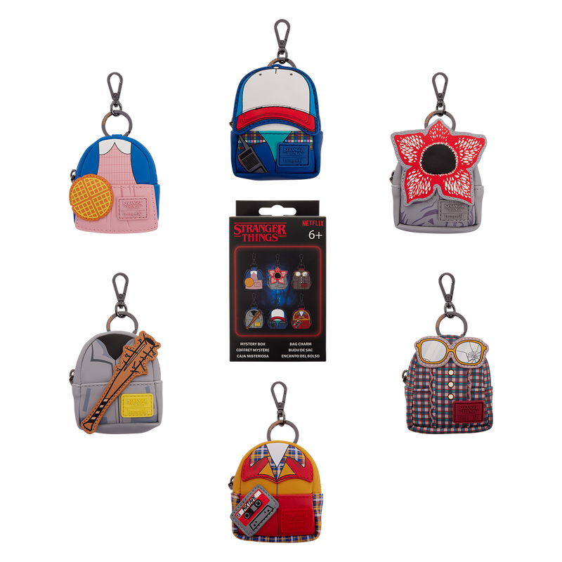 Stranger Things Mystery Mini Backpack Keychain Charm, , hi-res view 1