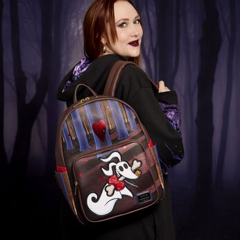 The Nightmare Before Christmas Zero Holiday Doors Full-Size Backpack LFlifestyle1 The Nightmare Before Christmas Zero Holiday Doors Full-Size Backpack, Image 2