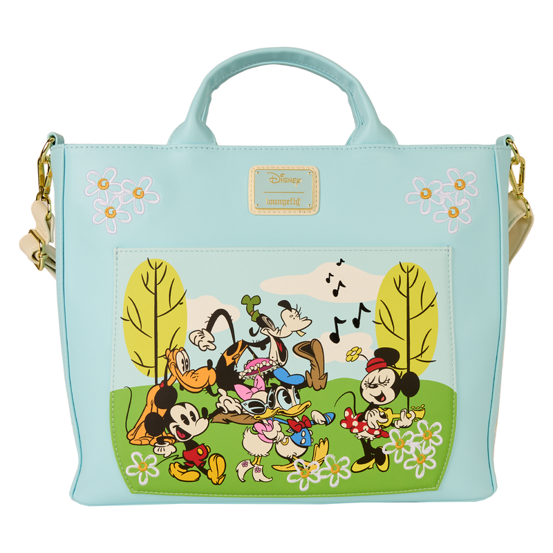 Mickey & Friends Exclusive Park Day Convertible Backpack & Tote Crossbody Bag, , hi-res view 1