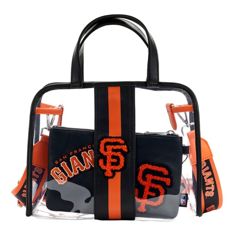MLB SF Giants Clear Tote Crossbody Stadium Bag with Pouch&nbsp;, , hi-res view 1