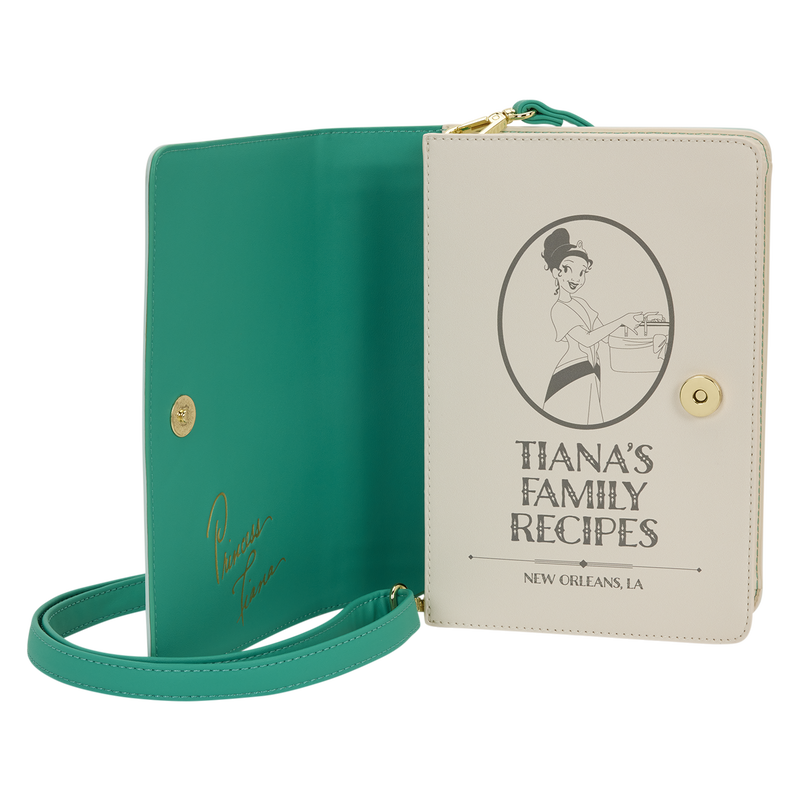 The Princess and the Frog Tiana Recipe Book Crossbody Bag, , hi-res view 5