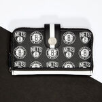 NBA Brooklyn Nets Logo Zip Around Wallet, , hi-res view 2