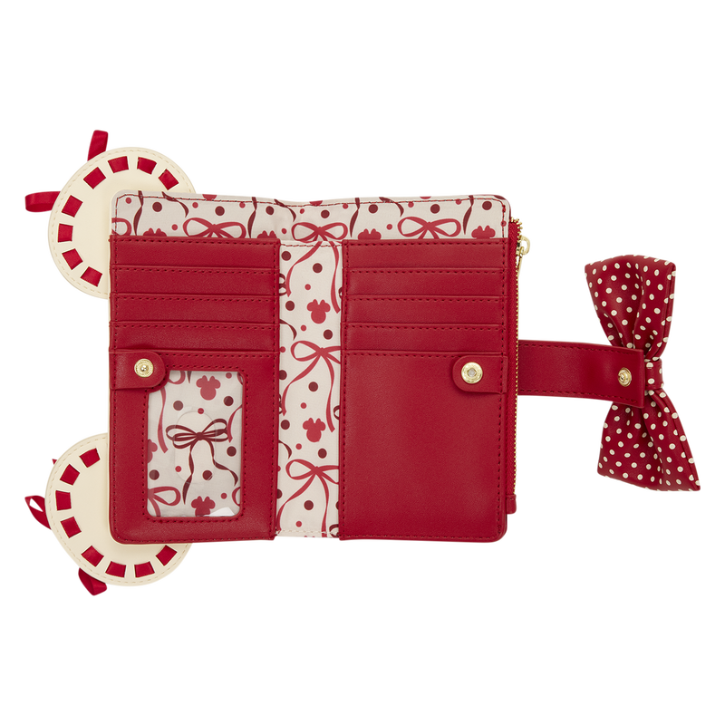 Minnie Mouse Rock the Dots Coquette Flap Wallet, , hi-res view 5