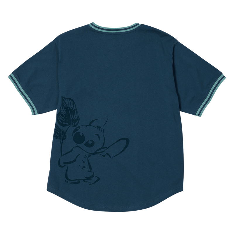 Stitch Patch Unisex Ringer Tee, , hi-res view 4