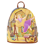Tangled Rapunzel Glow Pin Trader Mini Backpack, , hi-res view 6
