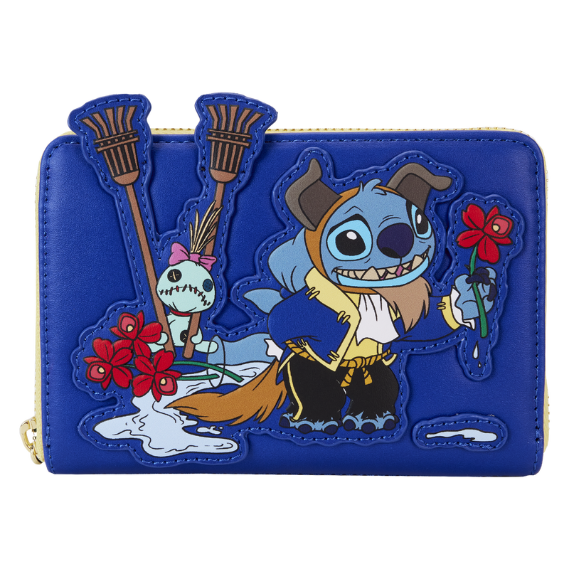Stitch in Beast Costume Exclusive Zip Around Wallet, , hi-res view 1