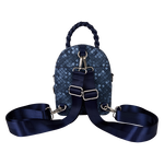 Loungefly Faux Denim Convertible Mini Backpack & Crossbody Bag, , hi-res view 4