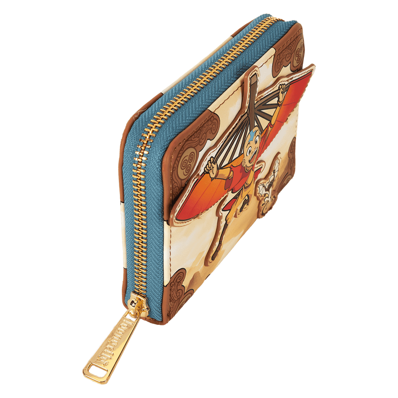 Avatar: The Last Airbender Aang Glider Staff Zip Around Wallet, , hi-res view 4