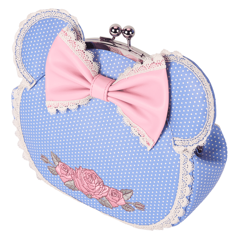 Minnie Mouse Floral and Lace Kisslock Crossbody Bag, , hi-res view 5