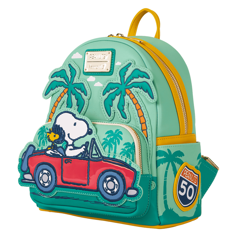 Peanuts Snoopy & Woodstock Road Trip Mini Backpack, , hi-res view 3