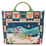 Mickey & Friends Holiday Convertible Backpack & Tote Crossbody Bag, , hi-res view 1