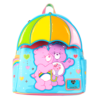 Care Bears Cheer Bear & Share Bear Rainbow Umbrella Mini Backpack,  Care Bears Cheer Bear & Share Bear Rainbow Umbrella Mini Backpack, Image 1