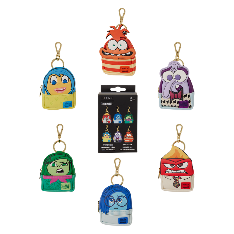 Inside Out Cosplay Mystery Mini Backpack Keychain Charm, , hi-res view 1