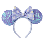 Minnie Mouse Exclusive Iridescent All-Over Print Sequin Ear Headband, , hi-res view 1