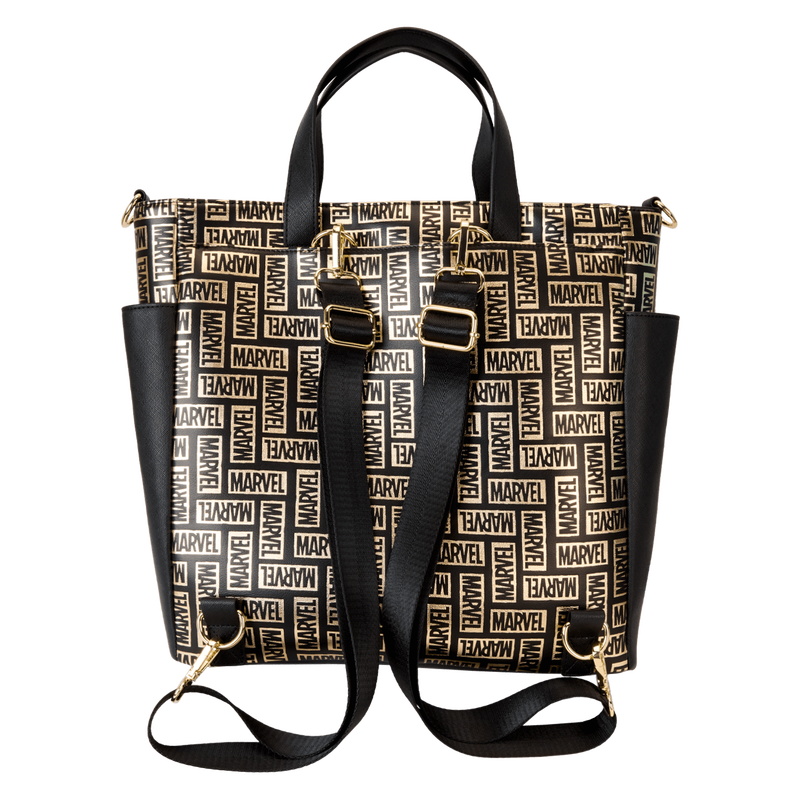 Marvel 85th Anniversary All-Over Print Logo Convertible Backpack & Tote Crossbody Bag, , hi-res view 6